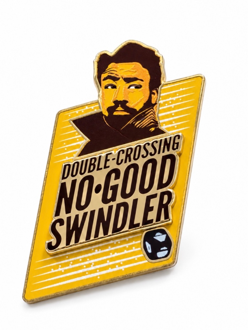 Star Wars Collectible Pin Lando Calrissian Double Crossing No Good Swindler